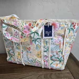 Roller Rabbit x Target Vacation Fringe Canvas Tote Bag